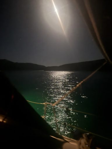 Übernachtung in einer Bucht